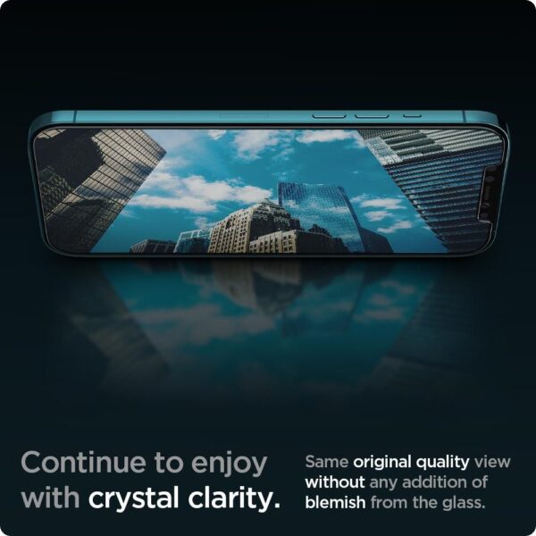 TEMPERED GLASS SPIGEN GLAS.TR ”EZ FIT” 2-PACK IPHONE 12 PRO MAX