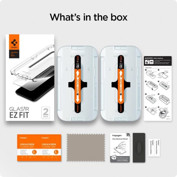 TEMPERED GLASS SPIGEN GLAS.TR ”EZ FIT” 2-PACK IPHONE 12 PRO MAX