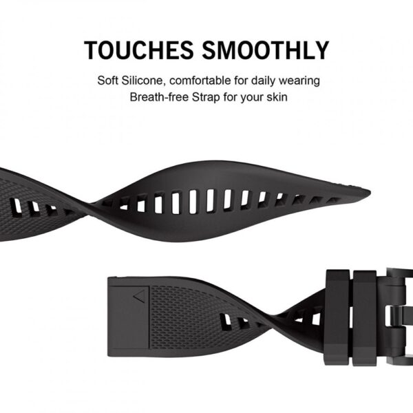 TECH-PROTECT SMOOTH GARMIN FENIX 3 / 5X / 3HR / 5X PLUS / 6X / 6X PRO / 7X BLACK