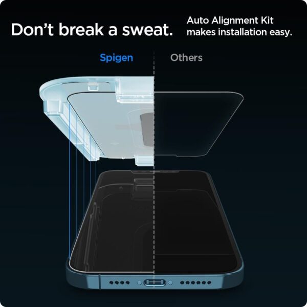 TEMPERED GLASS SPIGEN GLAS.TR ”EZ FIT” 2-PACK IPHONE 12 PRO MAX