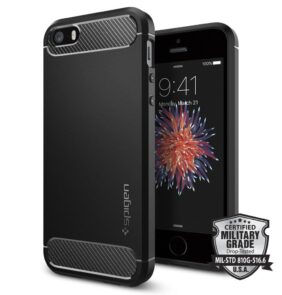 SPIGEN RUGGED ARMOR IPHONE 5S/SE BLACK
